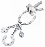 TROIKA KR16-11/CH key ring/case Keyring Silver