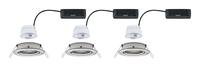 Paulmann Einbauleuchte LED Nova Plus 3-Set Eisen gebürstet - Leuchten Kategorie: Einbauleuchte - Betriebsart: Netzbetrieb - Lampensockel: LED fest verbaut - Farbtemperatur Kelvin: 4000 K - Gesamtleistung: 8.4 W - Farbwiedergabeindex CRI: 80