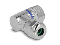 DELOCK M12 Steckverbinder A-kodiert 3 Pin Buchse 90 Metall