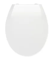 Wenko WC-Sitz Kos Thermoplast Easy Close - Detailfarbe: Weiss - Breite: 37.5 cm - Länge: 44 cm