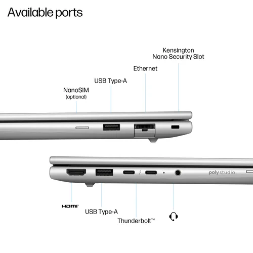 HP EliteBook 6 G1a AI PC AMD Ryzen™ 5 230 Laptop 35,6 cm (14") WUXGA 16 GB DDR5-SDRAM 512 GB SSD Wi-Fi 7 (802.11be) Windows 11 Pro Silber