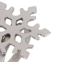 EGLO Serviettenring Schneeflocke Silber - Materialtyp: Metall - Material: Aluminium - Verpackungseinheit: 1 Stück - Detailfarbe: Silber - Produkttyp: Servietten