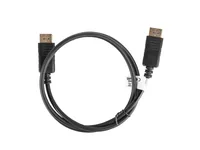 LANBERG Displayport MM 19 PIN V1.2 Kabel 1m 4K schwarz