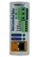 2N IP-Relais Extern 1 Ausgang, 1 Eingang - Detailfarbe: Weiss - Montage: DIN-Rail - Stromversorgung: Terminal Block - Tiefe: 78 mm - Breite: 36 mm - Höhe: 99 mm