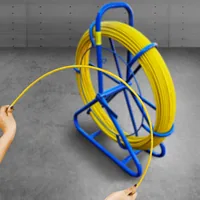 Extralink Cable pulling rod Pilot 3.8mm 15m glass fibre FRP, d. 3.8mm, l. 15m, yellow