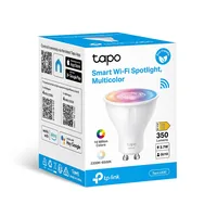 TP-Link Leuchtmittel Tapo L630 1 Stück, Mehrfarbig - Lampensockel: GU10 - Farbtemperatur Kelvin: 2200 bis 6500 K - Aussenanwendung: Nein - Gesamtleistung: 3.7 W - Leuchten Kategorie: Leuchtmittel - Lichtfarbe: Mehrfarbig