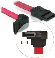 DELOCK SATA-Kabel SATA -> SATA up StSt 0.30m rot