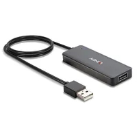 LINDY USB 2.0 Hub 4 Port ohne Netzteil