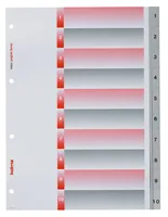KOLMA Register LongLife A4 19.114.03 grau 1-10