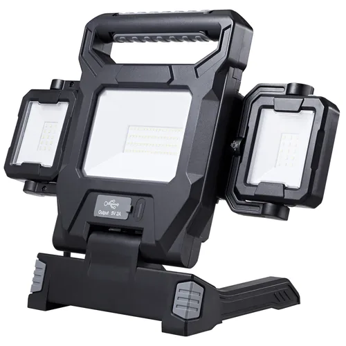 STEFFEN LED Strahler Worklight 40 W - Betriebsart: Netzbetrieb - Dimmbar: dimmbar - Anwendungsbereich: Outdoor - Indoor - Lichtfarbe: Kaltweiss/Tageslichtweiss (KW) - Zusätzliche Ausstattung: Keine - Farbtemperatur Kelvin: 6500 K