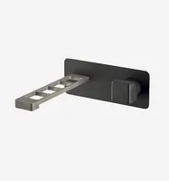 Webert Concealed washbasin Black, Steel