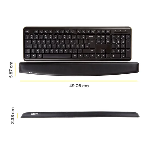 Fellowes Workplace Handgelenkauflage Memory Foam - Eingabegeräte: Tastatur
