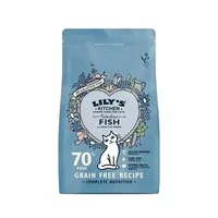 Lily's Kitchen Trockenfutter Fisch, 800g - Tierbedürfnis: Kein besonderes Bedürfnis - Lebensphase: Adult (1-7 Jahre) - Produkttyp: Alleinfutter - Packungsgrösse: 0.8 kg - Fleischsorte: Fisch - Lachs - Tierart: Katze