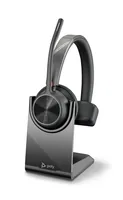 HP Poly Voyager 4310 UC Monaural Headset +BT700 USB-A Adapter +Charging Stand Auricolare Wireless A Padiglione Ufficio Bluetooth Base di ricarica Nero