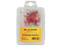 DELOCK Netzwerk RJ45 Reparatur Clip 40 Stück Set 1