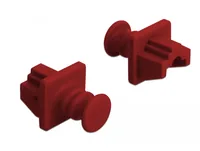 Delock Blindstecker/Staubschutz RJ45 10 Stück - Zubehörtyp: Staubschutz - Detailfarbe: Rot - Verpackungseinheit: 10 Stück