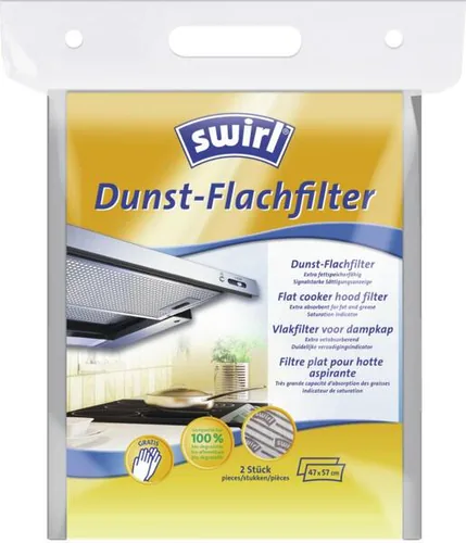 Swirl Dunstfilter Dunst-Flachfilter 2 Stück - Breite: 470 mm - Länge: 570 mm