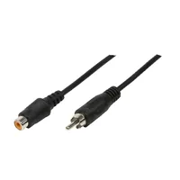 Logilink AudioVerl. 1x Cinch -> 1x Cinch StBu 5.00m bk