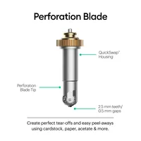 Cricut Ersatzklinge Perforation - Zubehörtyp: Ersatzklinge - Kompatible Geräte: Cricut Maker - Cricut Maker 3