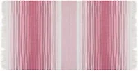 Foutastic Strandtuch Golge Pink, Weiss - Schnelltrocknend: Ja - Breite: 90 cm - Länge: 180 cm - Farbe: Weiss - Pink - Material: Baumwolle - Sportart: Wassersport