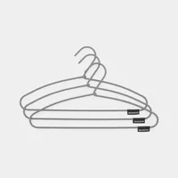 Brabantia Kleiderbügel 3 Stück, Schwarz/Weiss - Material: Kunststoff - Detailfarbe: Schwarz - Weiss - Verpackungseinheit: 3 Stück