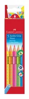 FABER-CASTELL Farbstifte Jumbo Grip 110994 5-farbig ass.