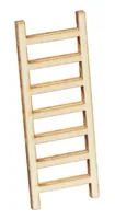 HobbyFun Mini-Utensilien Leiter 2 Stück, Natur - Detailfarbe: Nature - Material: Holz - Verpackungseinheit: 2 Stück - Motiv: Wichtel - Anlass: Basteln
