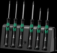 Wera 2052/6 Elektroniker Schraubendrehersatz + Rack