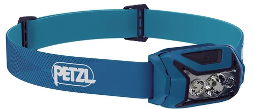 Petzl Actik Blue Headband flashlight LED