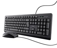 Trust TKM-250 - Tastatur-und-Maus-Set - DE - schwarz