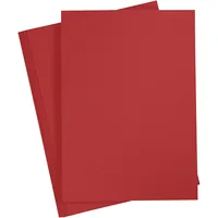 Creativ Company Fotokarton A4, 10 Blatt, Rot - Papierformat: A4 - Selbstklebend: Nein - Papierfarbe: Rot - Papiertyp: Fotokarton - Mediengewicht: 220 g/m² - Verpackungseinheit: 10 Stück