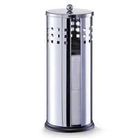 Zeller Present Toilettenpapierhalter Metall - Anzahl Rollen: 3 - Befestigung: Keine - Detailfarbe: Metall - Aufhängevorrichtung: Nein - Detailmaterial: Edelstahl - Grundmaterial: Metall