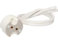 Max Hauri Halogenfassung G4/G5.3/G6.35 / PTFE Länge: 140 mm - Zubehörtyp: Lampenfassung