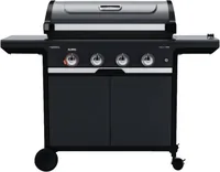 Campingaz Gasgrill Select 4 EXS SBS - Tiefe: 57 cm - Breite: 127 cm - Detailfarbe: Schwarz - Anzahl Brenner: 4 × - Integriertes Thermometer: Ja - Höhe: 112.5 cm
