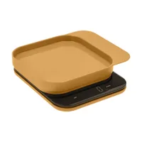 Rosti Küchenwaage Mensura Curry - Bedienungsart: Elektronisch - Messschritte: 1 g - Tara-Zuwiegefunktion: Ja - Detailfarbe: Curry - Gewicht Max.: 10 kg - Material: Kunststoff