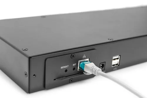 Digitus DS-72214 Tastatur/Video/Maus (KVM)-Switch Rack-Einbau Schwarz