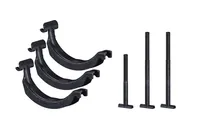 Thule Adapter ProRide SquareBar - Produkttyp: Kit für Fahrradträger - Systemtyp: Flush railing
