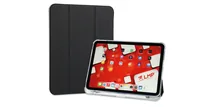 LMP Tablet Book Cover SlimCase für iPad 11 & 10.9 - Kompatible Hersteller: Apple - Detailfarbe: Schwarz - Bildschirmdiagonale in Zoll: 10.9  - Tablet Kompatibilität: iPad (10. Gen.) - Material: Polycarbonat (PC) - Polyurethan (PU) - Thermoplastisches Poly