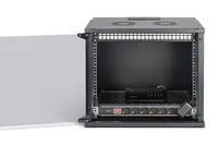 DIGITUS Netzwerk-Set 483 mm 19"" - 9HE, 540x400 mm BxT sw
