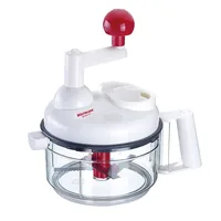 Westmark Küchenmaschine Multi-Kulti, 26.4 x 16.8 x 24.4 cm Mehrfarbig - Anwendungszweck: Gemüse  - Detailfarbe: Mehrfarbig - Anzahl Teile: 11 Teile - Spülmaschinenfest: Ja - Set: Ja - Verarbeitungsart: Hobel - Julienne - Reiben