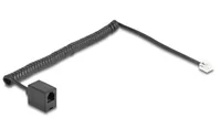 DELOCK TelefonkabelSpiralkabel RJ11 St. zu RJ11 Bu. 2m