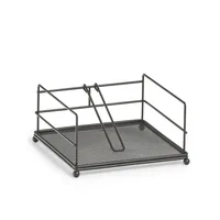 Zeller Present Serviettenhalter Schwarz - Produkttyp: Serviettenhalter - Materialtyp: Metall - Material: Metall - Detailfarbe: Schwarz