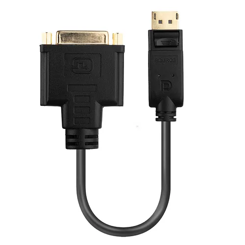 LINDY Video Adapter -  DP 1.2 -  DP-DVI M-F -  anthrazit -  DVI-D