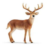 Schleich Spielzeugfigur Wild Life Weisswedelhirsch - Themenbereich: Wild Life - Altersempfehlung ab: 3 Jahren