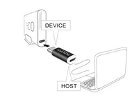 Delock Adapter USB 2.0 Micro-B Buchse > USB Type-C 2.0 Stecker schwarz