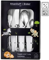 Ritzenhoff & Breker Happy zoo Toddler cutlery set Stainless steel