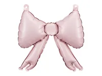 PARTYDECO Folienballons 25.5x25cm FB269-081PJ Schleifenform, rosa 5 Stück