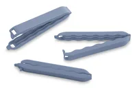 Rotho Verschlussclip ONDA 10 Stück, Blau - Nachhaltigkeit: BPA-Frei - Made in Switzerland - Detailfarbe: Blau - Material: Kunststoff