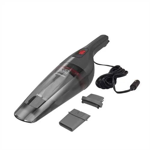 BLACK+DECKER Auto-Handstaubsauger NVB12AVA-XJ - Staubbehältervolumen: 370 ml - Leistung: 9 W - Eingangsspannung: 12 V