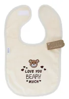 Very Important Baby Lätzchen Love you BEARY much Beige - Anlass: Geburt - Empfänger Geschenke: Für Kinder - Produkttyp Geschenke: Lätzchen